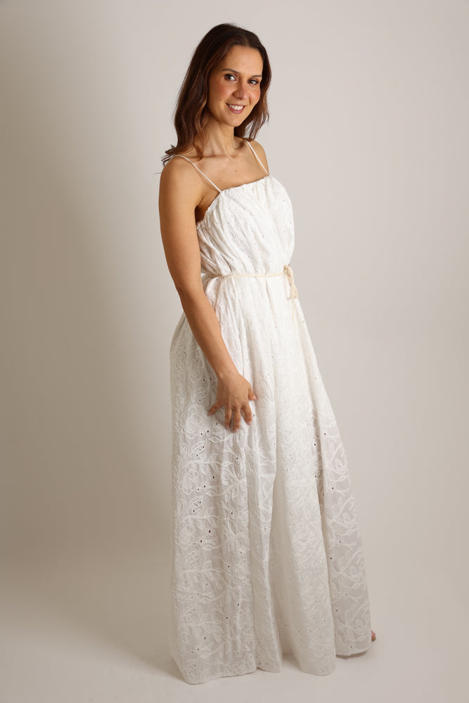 VESTIDO LONGO BORDADO COLCCI