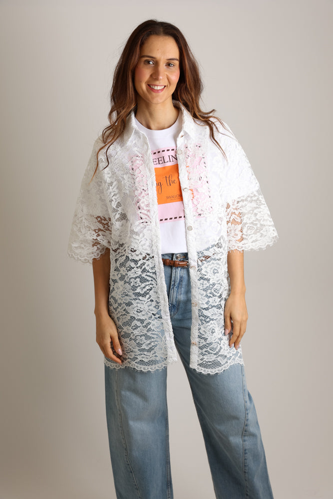 CAMISA COM T-SHIRT SWALLOW